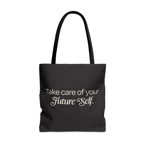 AUERS Take Care Black Tote Bag