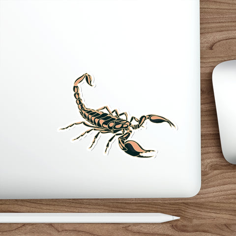 Scorpion Rose Wire Individual Die-Cut Stickers