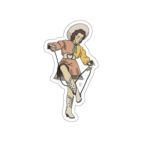 Cowgirl Up Individual Die-Cut Stickers