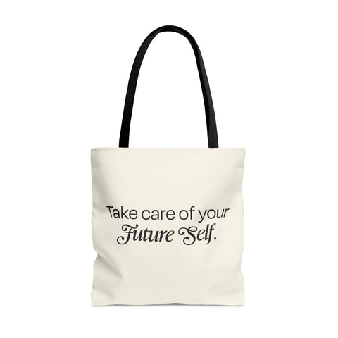 AUERS Take Care Tan Tote Bag