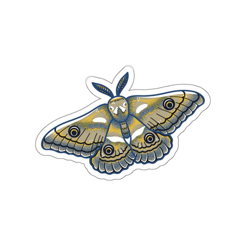 Moon Moth Locket Individual Die-Cut Stickers