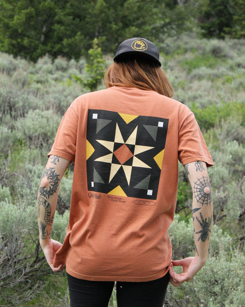 Mosaic Star Unisex Garment-Dyed T-shirt