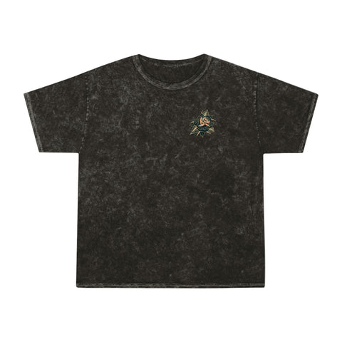 Scorpion Rose Wire Black Mineral Wash T-Shirt